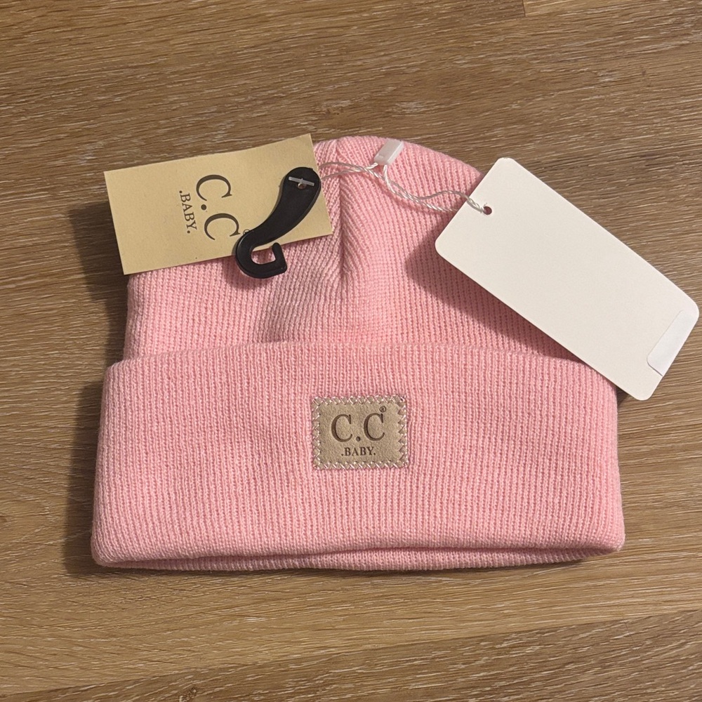 C.C Baby Pink Knit Hat